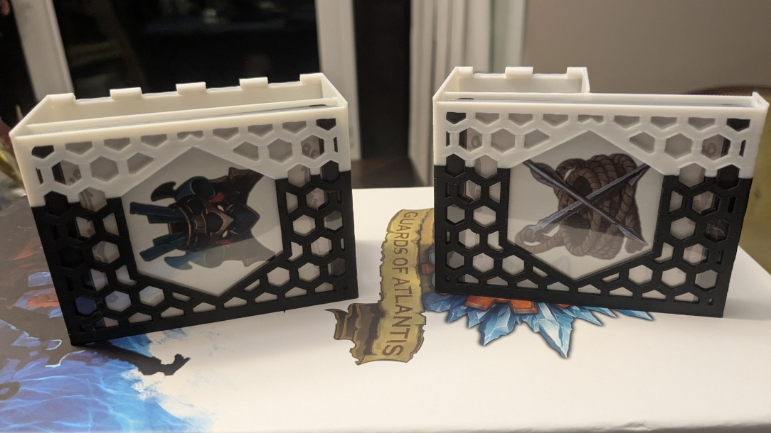 Hero boxes that display the Hero Crest